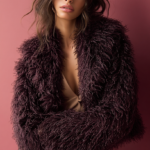 Abrigo de pelo burdeos mujer | Stylicious (10)