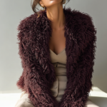 Abrigo de pelo burdeos mujer | Stylicious (7)
