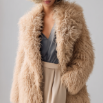 Abrigo de pelo beige mujer | Stylicious (5)