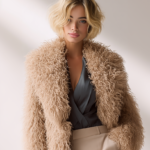Abrigo de pelo beige mujer | Stylicious (6)