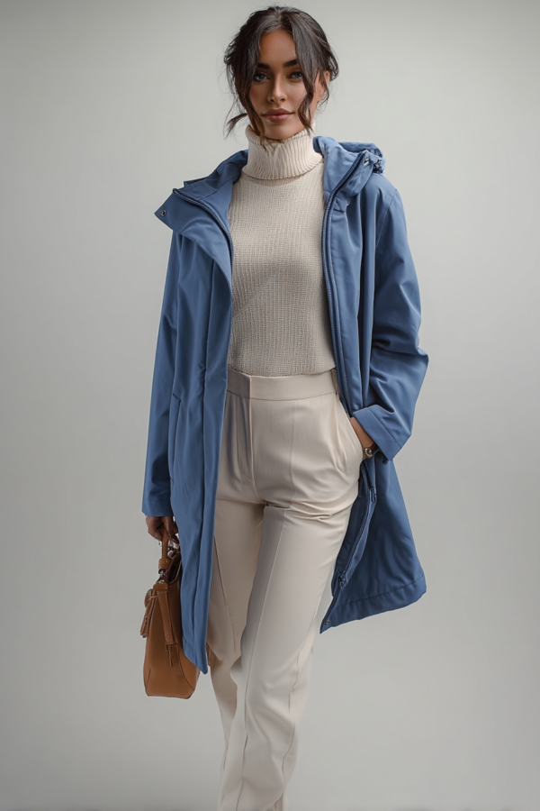 Parka vaquera impermeable mujer | Stylicious (4)