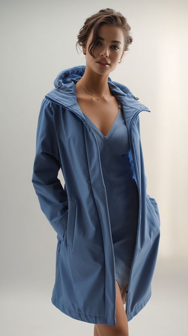 Parka vaquera impermeable mujer | Stylicious (8)