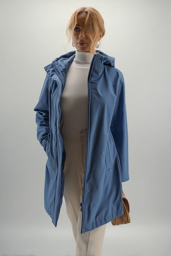Parka vaquera impermeable mujer | Stylicious (3)