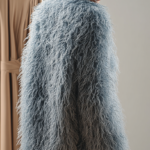 Abrigo de pelo azul mujer | Stylicious (12)
