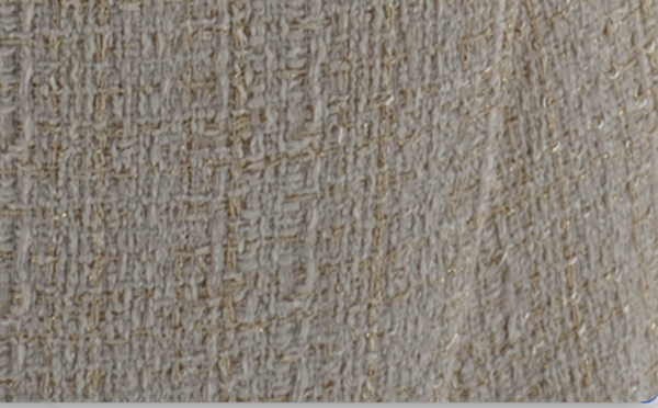 Conjunto de tweed beige y dorado | Stylicious (17)
