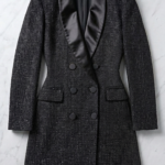 Vestido blazer de tweed negro | Stylicious (14)
