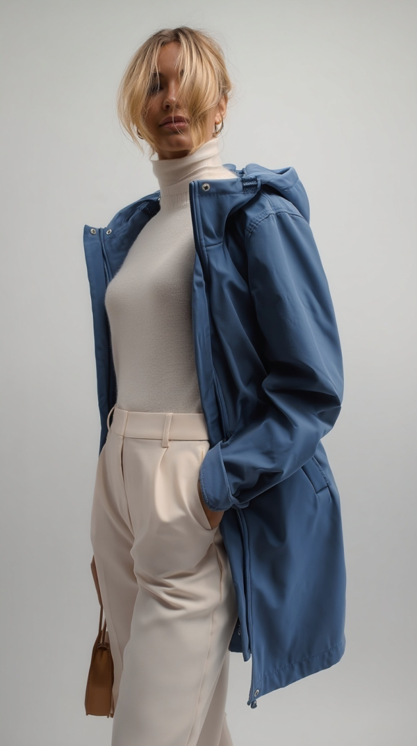Parka vaquera impermeable mujer | Stylicious (5)