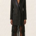 Vestido blazer de tweed negro | Stylicious (12)
