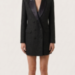 Vestido blazer de tweed negro | Stylicious (10)
