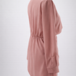 Vestido camisero de satin elegante | Stylicious (30)