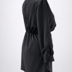 Vestido camisero de satin elegante | Stylicious (20)