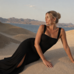 Vestido largo negro fruncido | Stylicious (5)