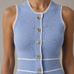 Conjunto top y falda azul elegante | Stylicious (8)