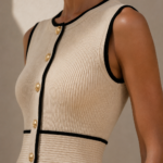 Conjunto top y falda beige elegante | Stylicious (10)