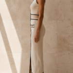 Conjunto top y falda beige elegante | Stylicious (4)