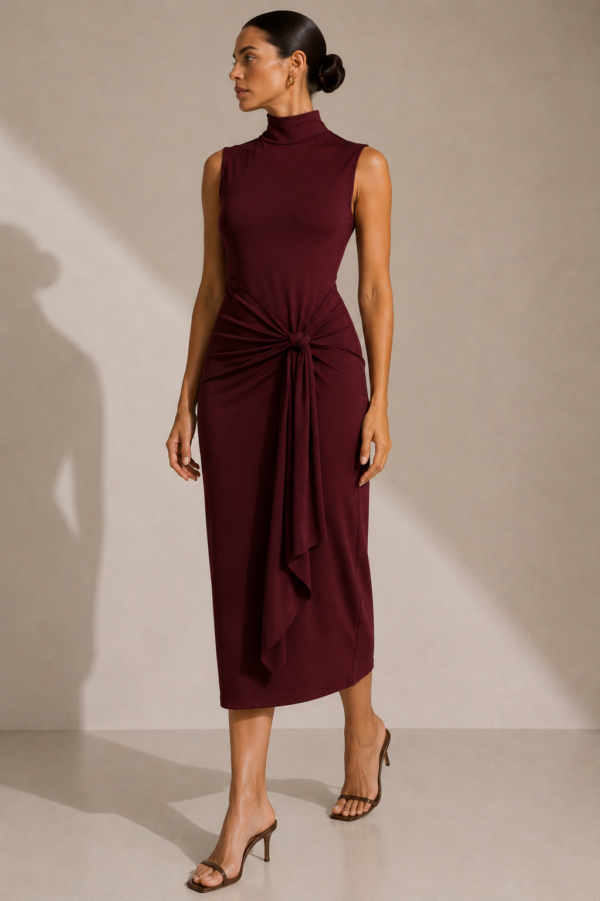 Vestido largo fluido elegante | Stylicious (14)