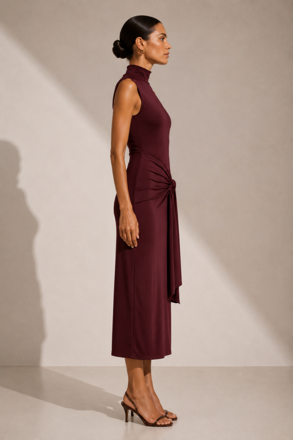 Vestido largo fluido elegante | Stylicious (6)