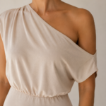 Vestido largo beige asimetrico | Stylicious (15)