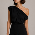 Vestido largo negro asimetrico de fiesta | Stylicious (11)