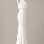 Vestido largo blanco asimetrico | Stylicious (7)