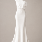 Vestido largo blanco asimetrico | Stylicious (6)