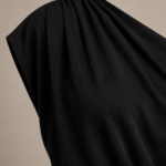 Vestido largo negro asimetrico de fiesta | Stylicious (15)