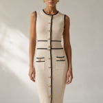 Conjunto top y falda beige elegante | Stylicious (15)