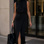 Vestido largo cruzado elegante | Stylicious (3)