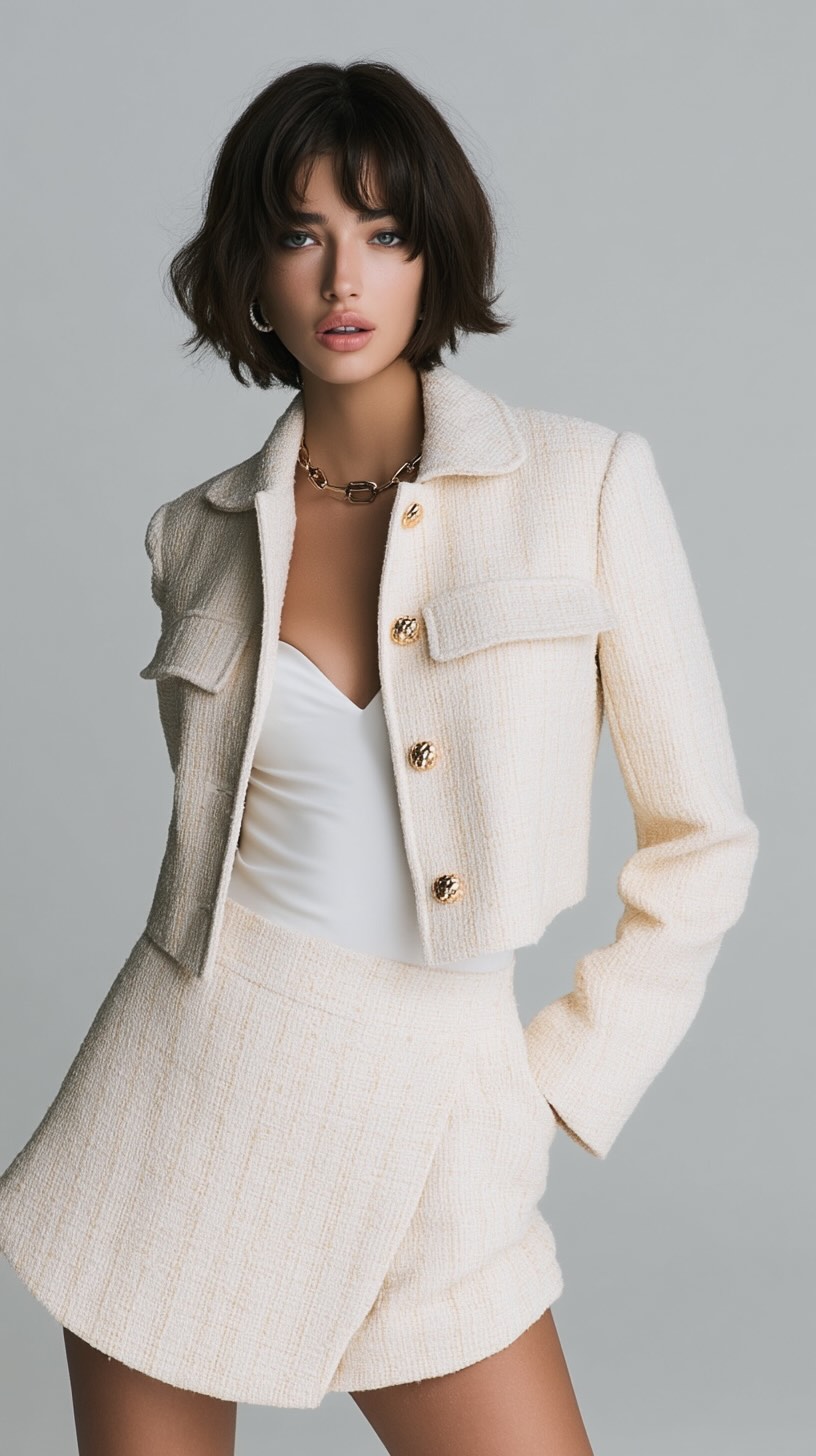 The Parisian Tweed Set | Champagne Edition