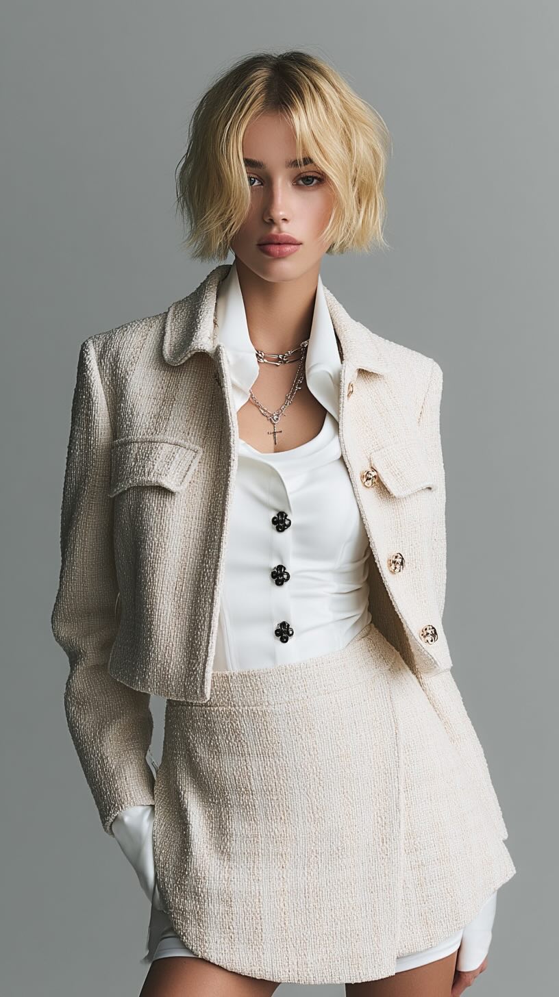 The Parisian Tweed Set | Champagne Edition