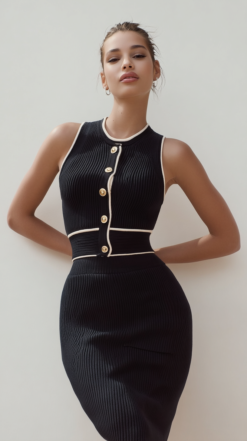 THE KNIT ARCHITECTURE SET - Noir