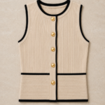 Conjunto top y falda beige elegante | Stylicious (11)