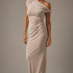 Vestido largo asimetrico elegante | Stylicious (2)