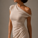 Vestido largo asimetrico elegante | Stylicious (3)