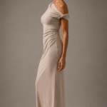 Vestido largo asimetrico elegante | Stylicious (4)