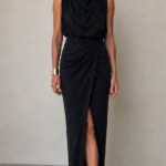 Vestido largo cruzado elegante | Stylicious (4)