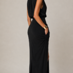 Vestido largo cruzado elegante | Stylicious (7)