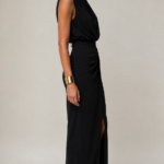 Vestido largo cruzado elegante | Stylicious (6)