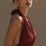Vestido Fruncido Elegante