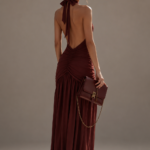 Vestido Fruncido Moka