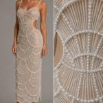Vestido midi con perlas de fiesta | Stylicious (5)