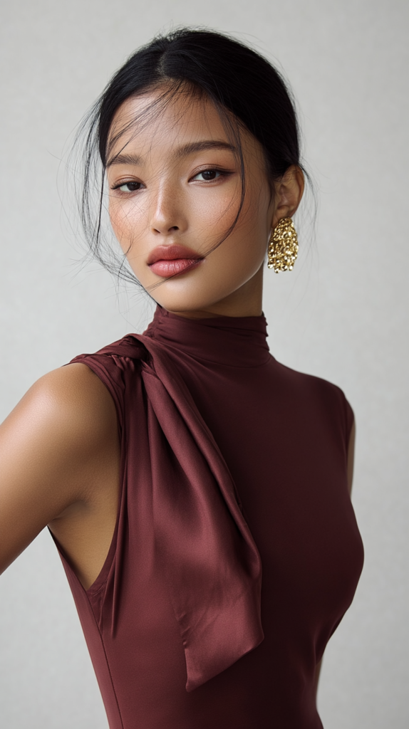 Vestido maxi de Tencel italiano