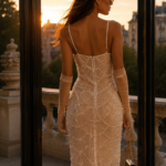 Vestido midi con perlas de fiesta | Stylicious (19)