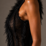 Vestido negro elegante de cuello alto | Stylicious (9)