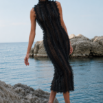 Vestido negro 3d .