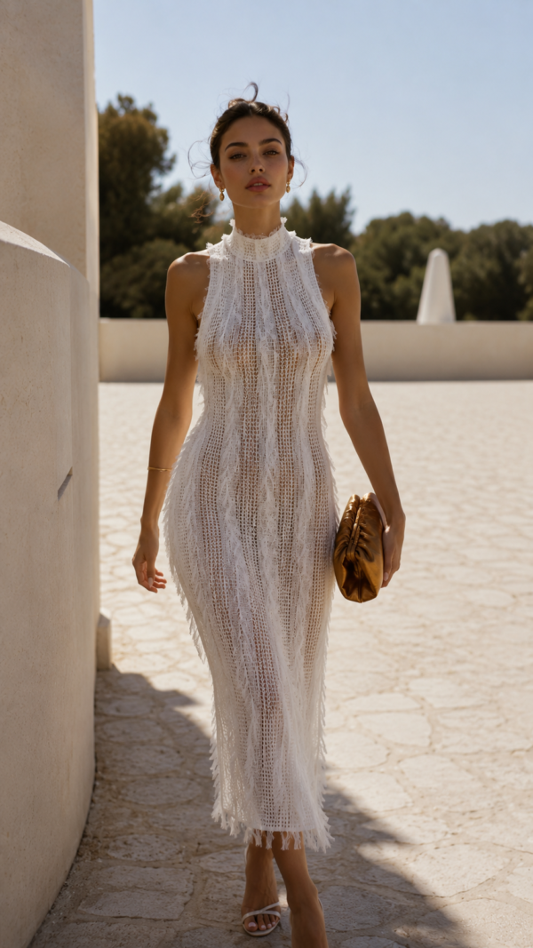vestido blanco verano