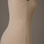Vestido de punto beige y negro | Stylicious (8)