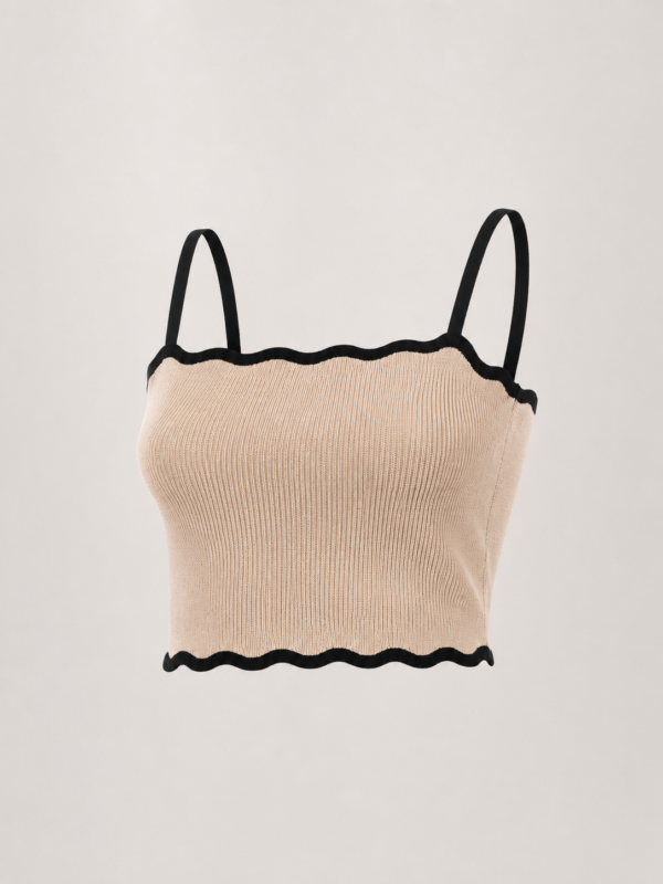 Conjunto top y falda blanco de punto | Stylicious (21)