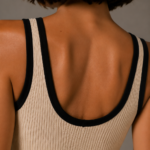 Vestido de punto beige y negro | Stylicious (7)