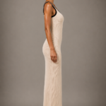 Vestido de punto beige y negro | Stylicious (5)